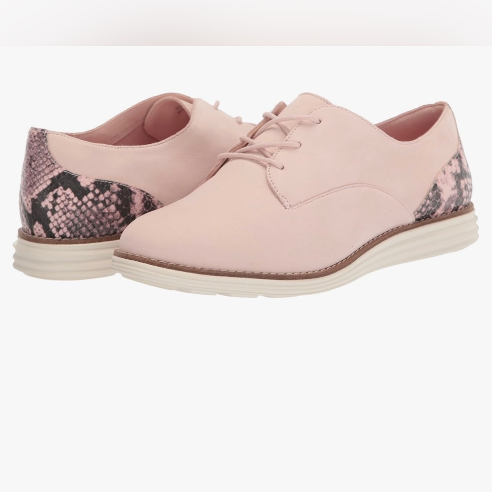 NIB Cole Haan Original Grand Plain Oxford SZ 7.5 Color peach whip🤩